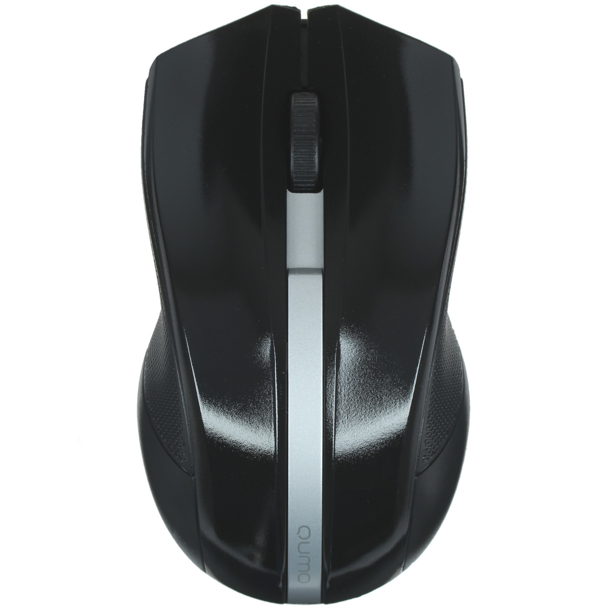 Мышь беспроводная Qumo Office M15 Style черный, 1000 dpi, радиоканал, USB, кнопки - 3