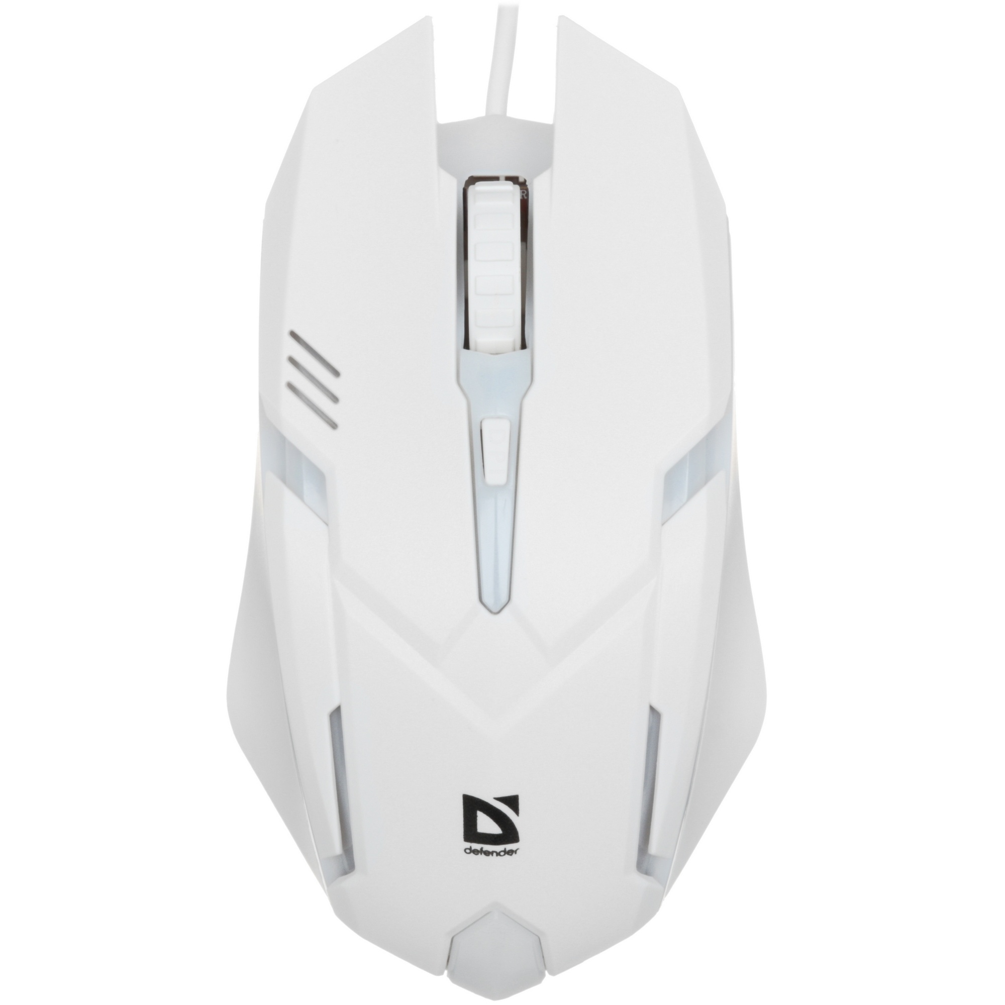 Мышь проводная Defender Cyber MB-560L белый, 1200 dpi, USB, кнопки - 3