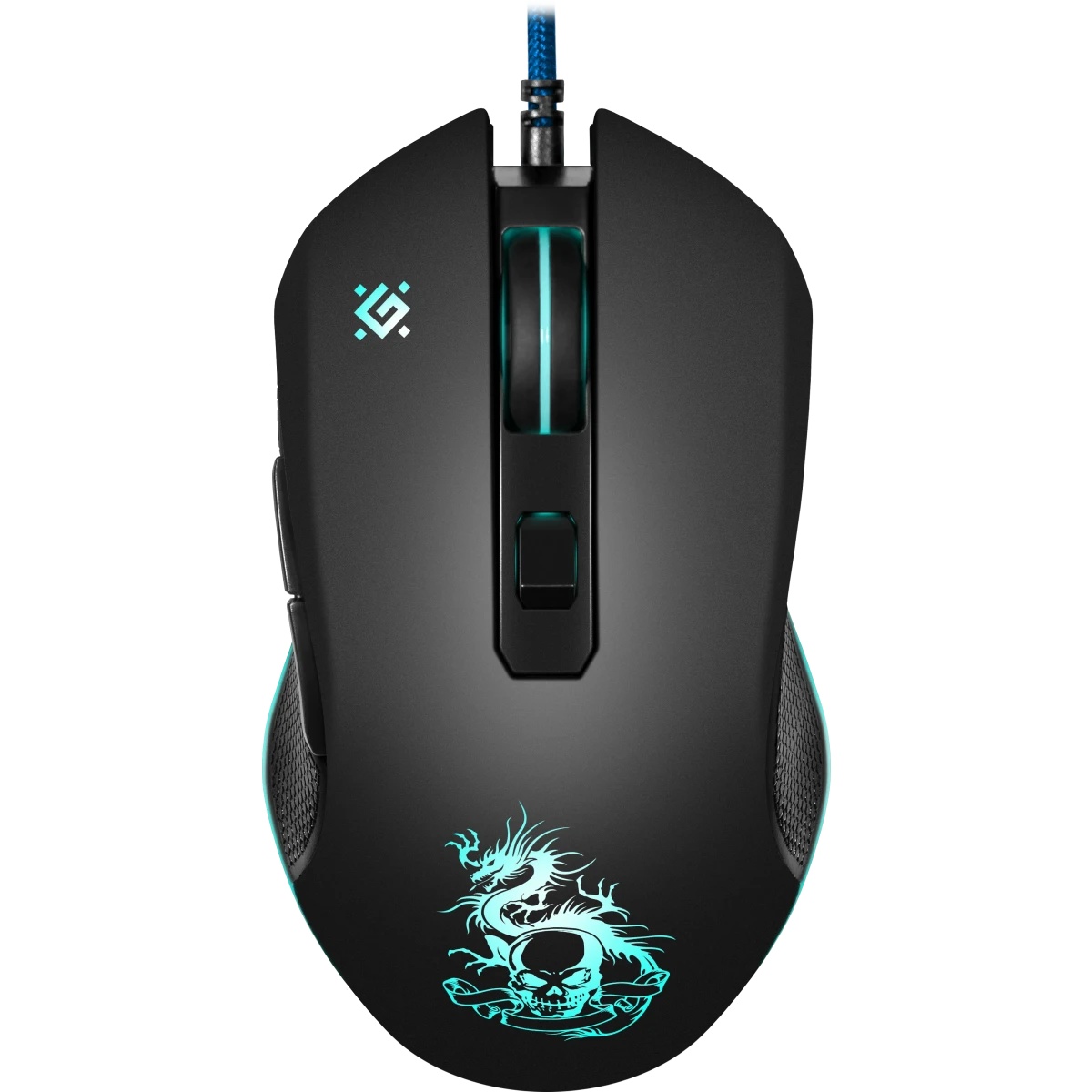 Мышь проводная Defender Sky Dragon GM-090L черный, 3200 dpi, USB, кнопки - 6