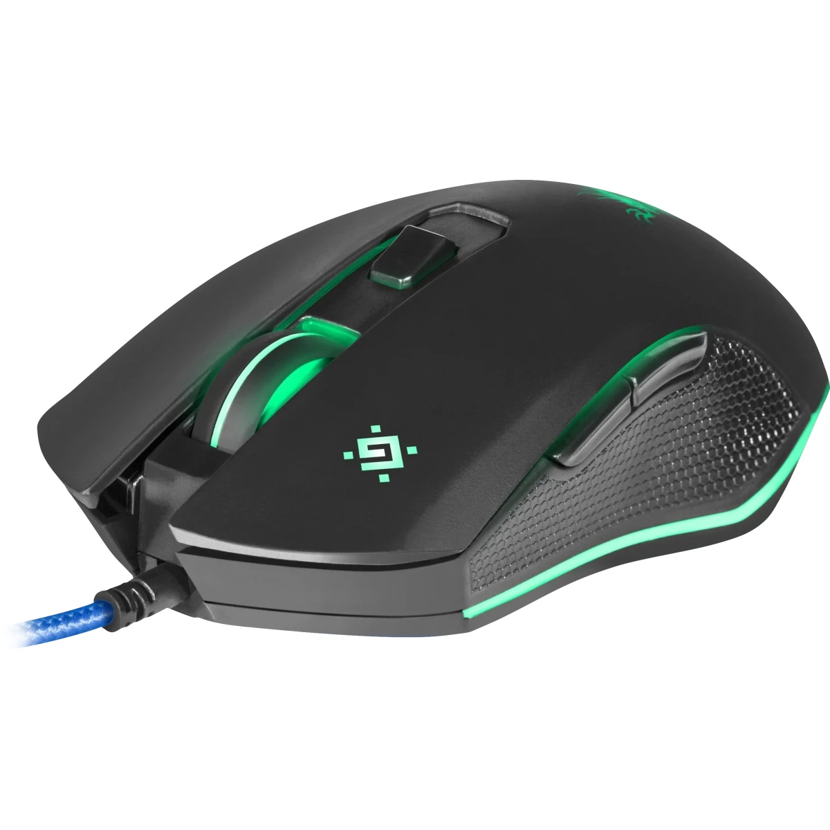 Мышь проводная Defender Sky Dragon GM-090L черный, 3200 dpi, USB, кнопки - 6