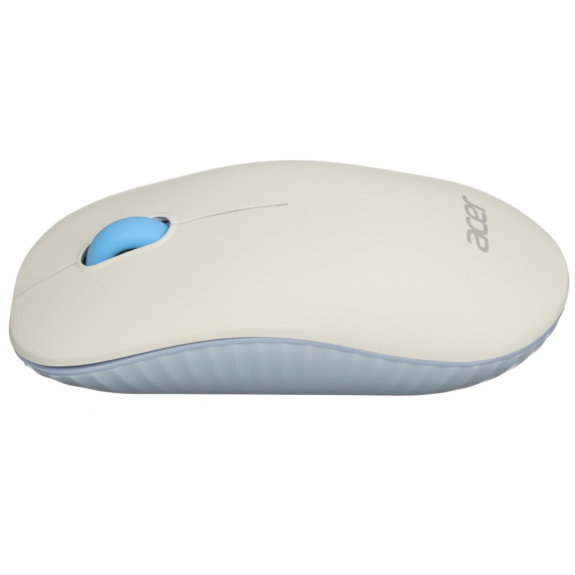 Мышь беспроводная Acer OMR205 белый/голубой, 1200 dpi, радиоканал, USB, кнопки - 3