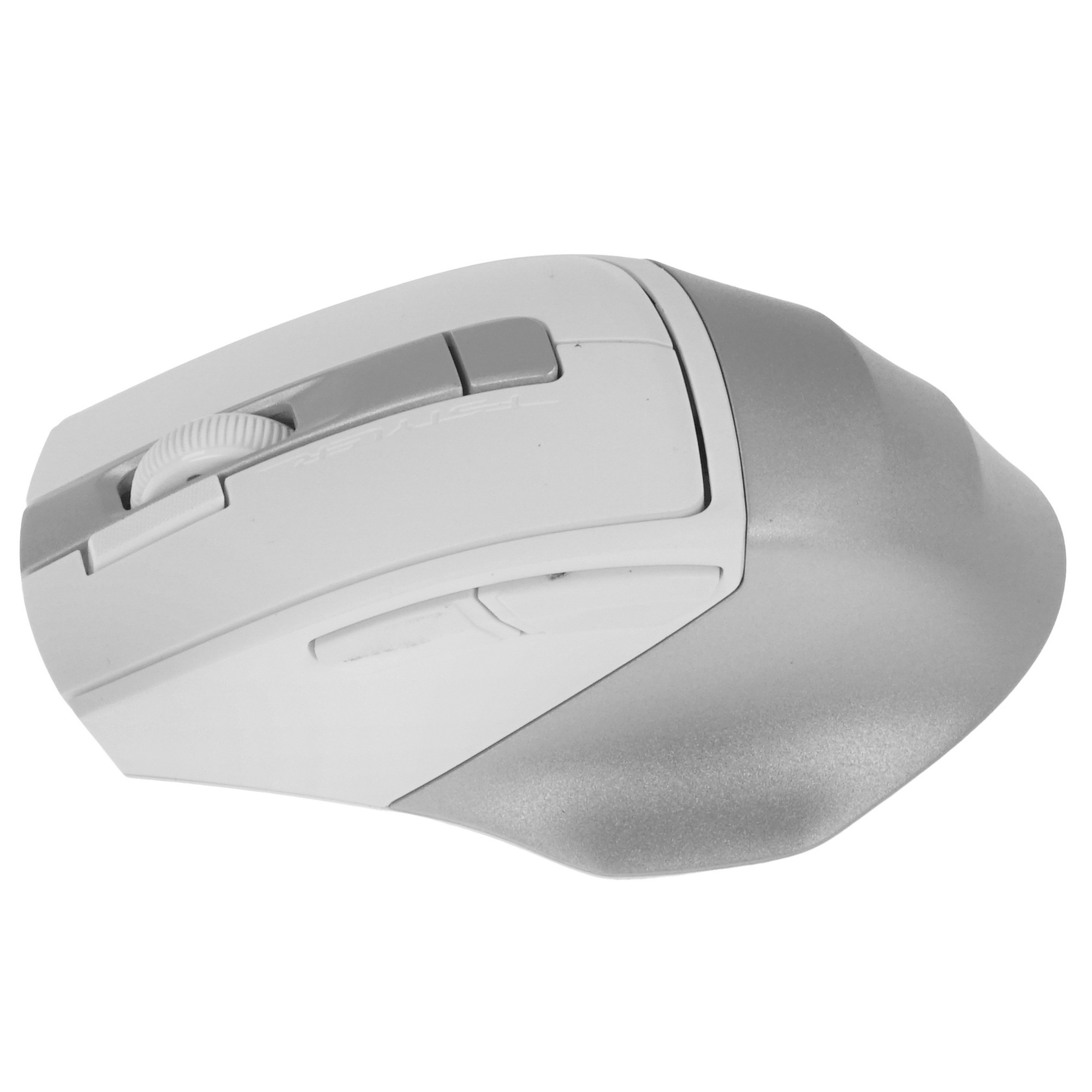 Мышь беспроводная A4Tech Fstyler FG45CS Air2 белый/серебристый, 2000 dpi, радиоканал, USB, кнопки -
