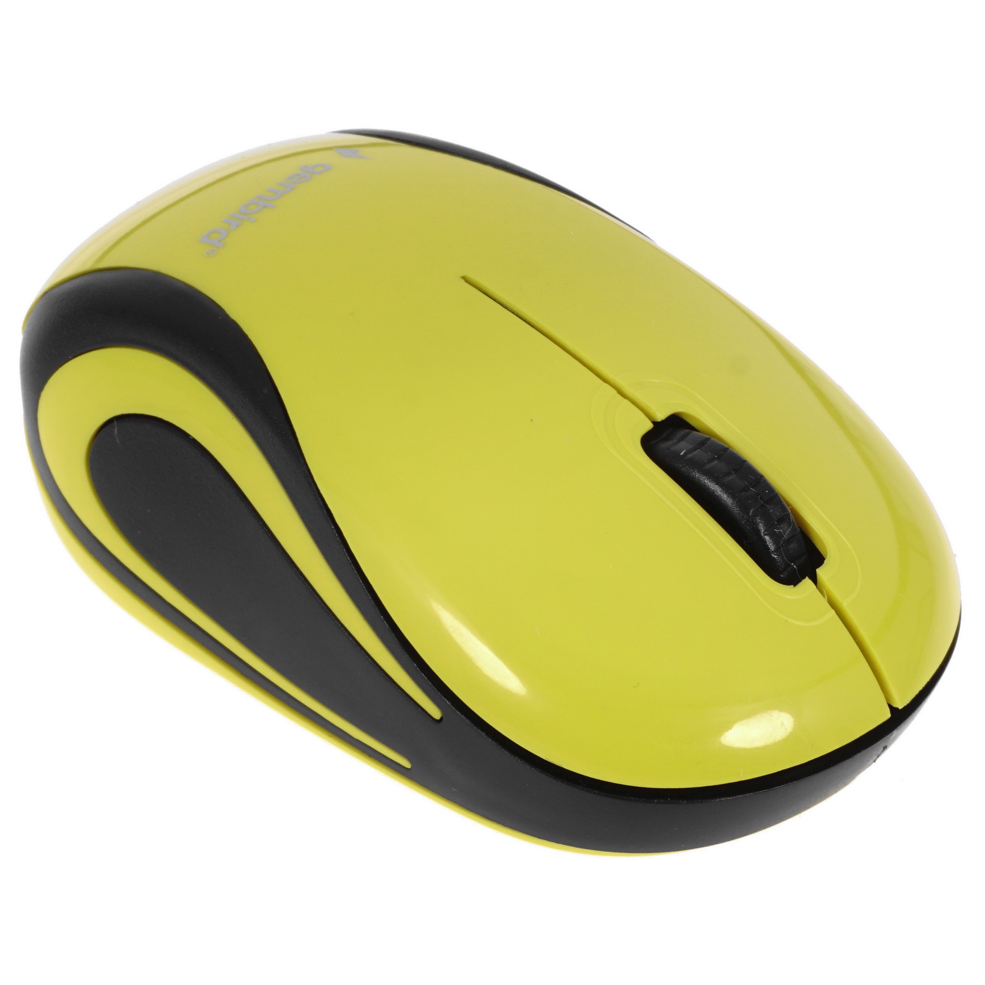 Мышь беспроводная Gembird MUSW-615 желтый, 1200 dpi, радиоканал, USB, кнопки - 3
