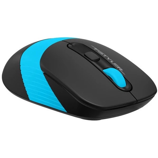 Мышь беспроводная A4Tech Fstyler FG10S черный/синий, 2000 dpi, радиоканал, USB, кнопки - 4