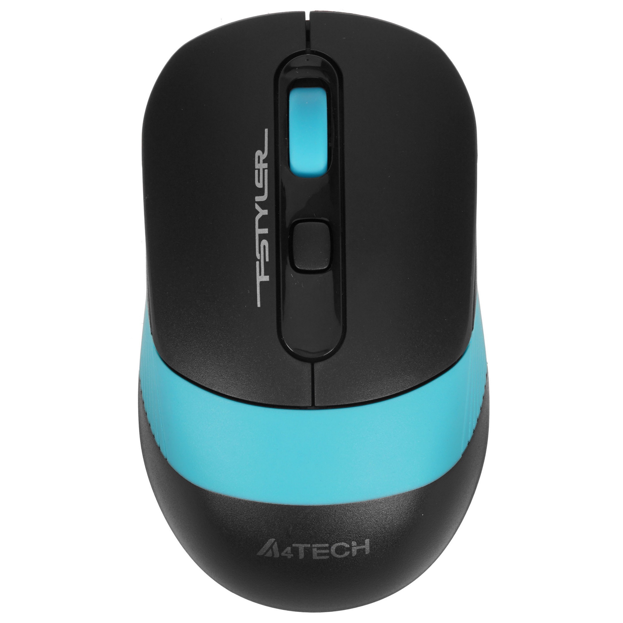 Мышь беспроводная A4Tech Fstyler FG10S черный/синий, 2000 dpi, радиоканал, USB, кнопки - 4