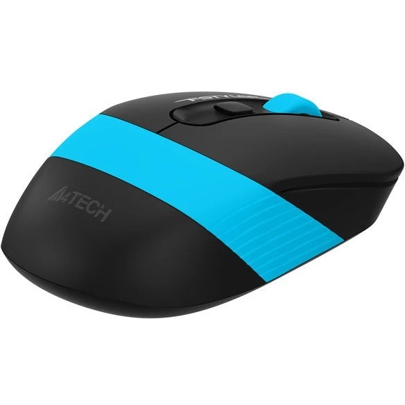 Мышь беспроводная A4Tech Fstyler FG10S черный/синий, 2000 dpi, радиоканал, USB, кнопки - 4