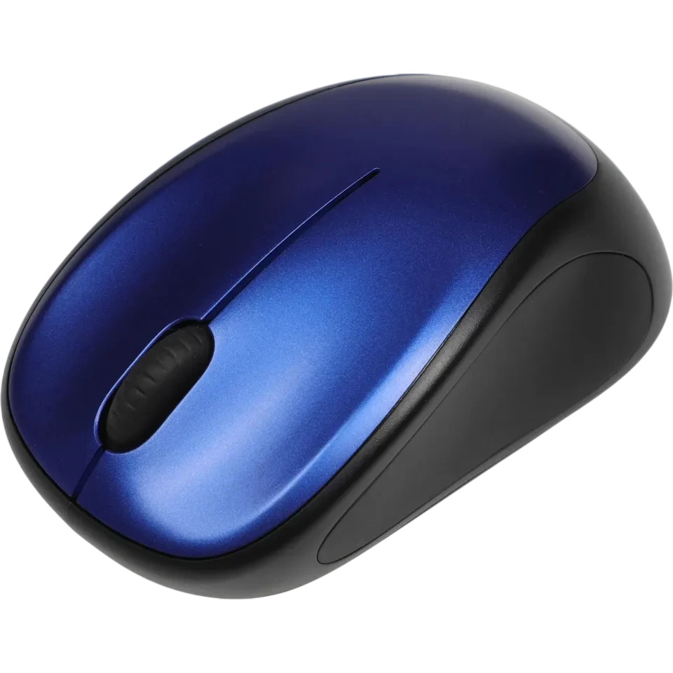 Мышь беспроводная Logitech M235 синий/черный, 1000 dpi, радиоканал, USB, кнопки - 3