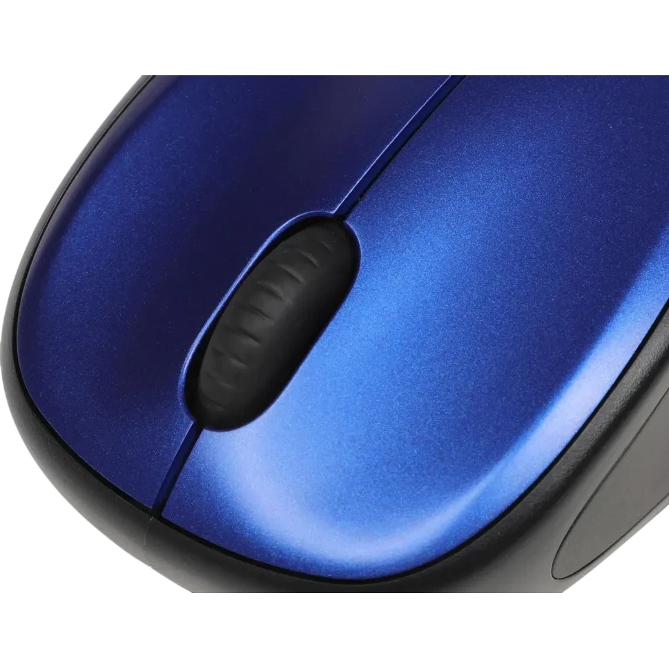 Мышь беспроводная Logitech M235 синий/черный, 1000 dpi, радиоканал, USB, кнопки - 3