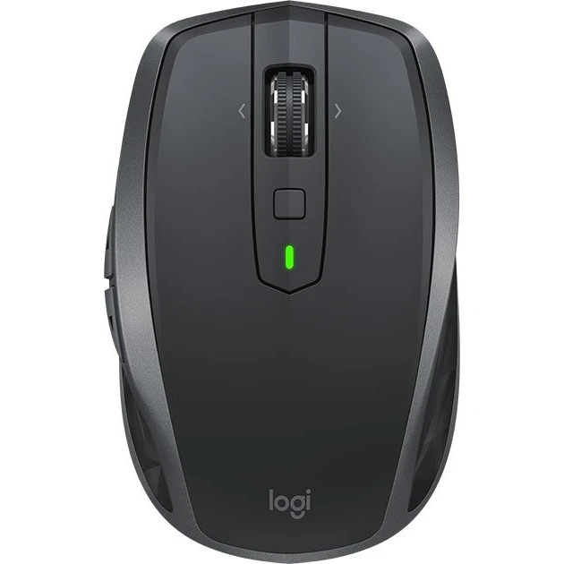 Мышь беспроводная Logitech MX Anywhere 2S графитовый, 4000 dpi, радиоканал, Bluetooth, USB, кнопки -