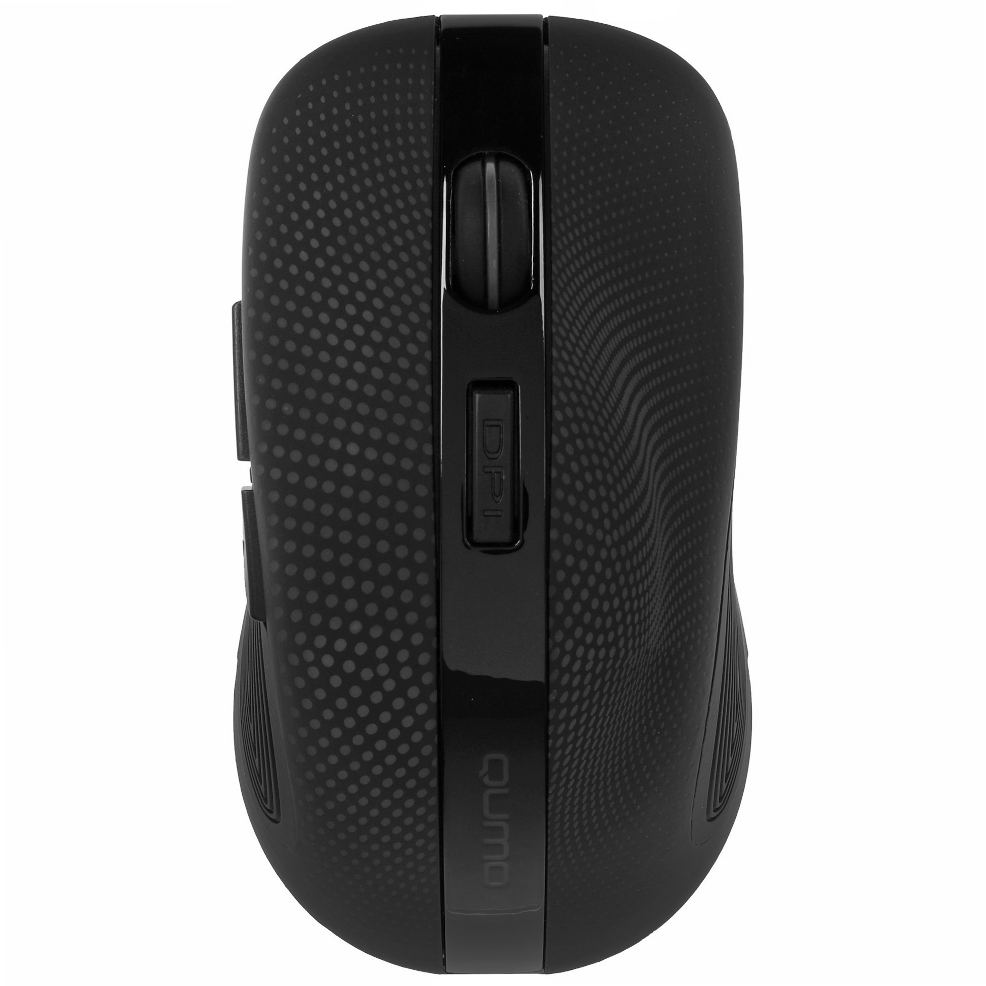 Мышь беспроводная Qumo Comfort M18 черный, 2400 dpi, радиоканал, USB, кнопки - 6