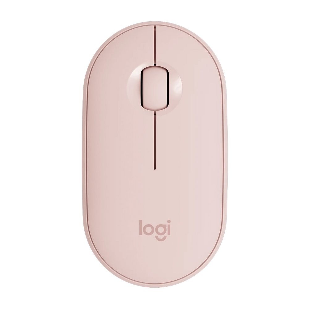 Мышь беспроводная Logitech M350 Pebble розовый (910-005575)