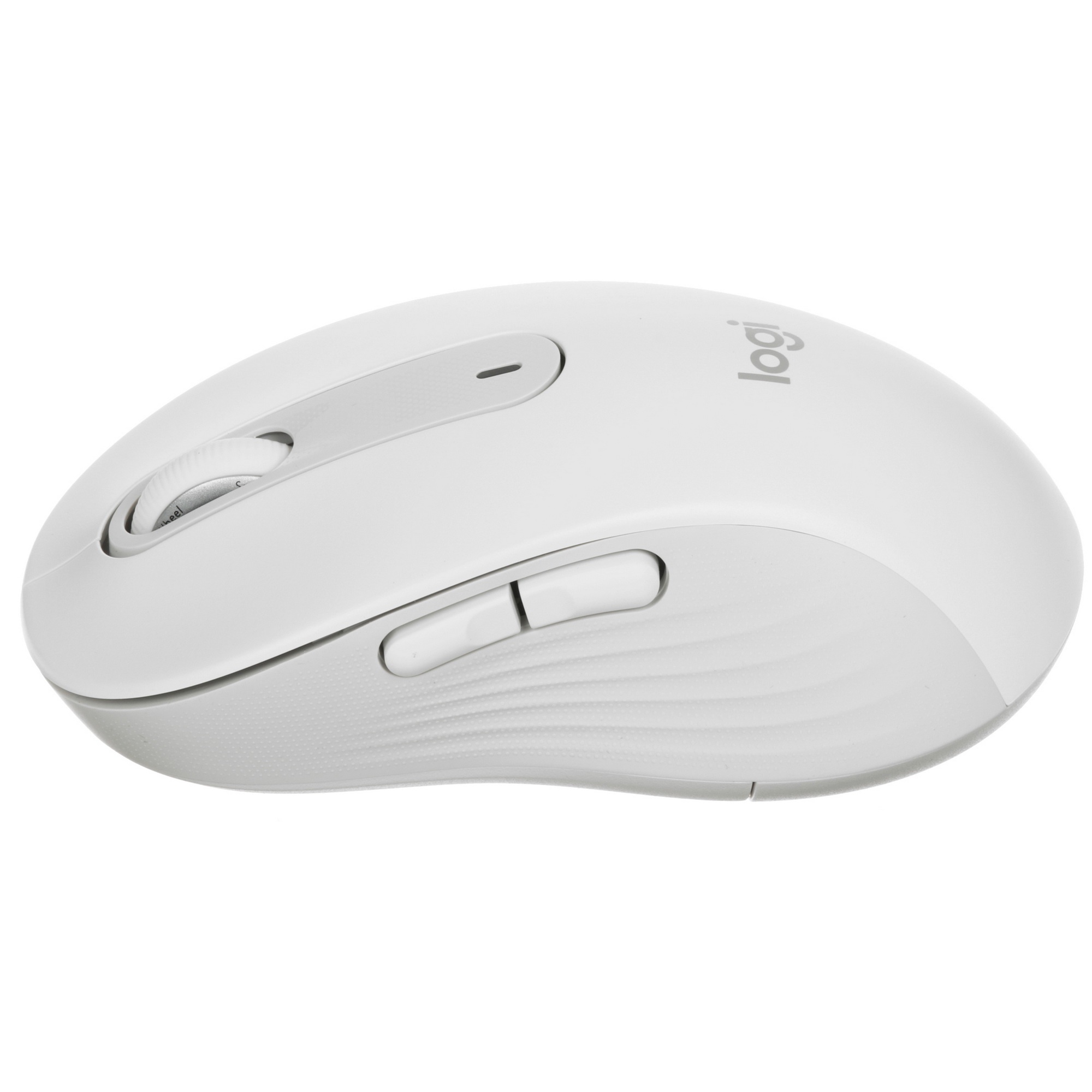 Мышь беспроводная Logitech Signature M650 L белый, 4000 dpi, радиоканал, Bluetooth, USB, кнопки - 5