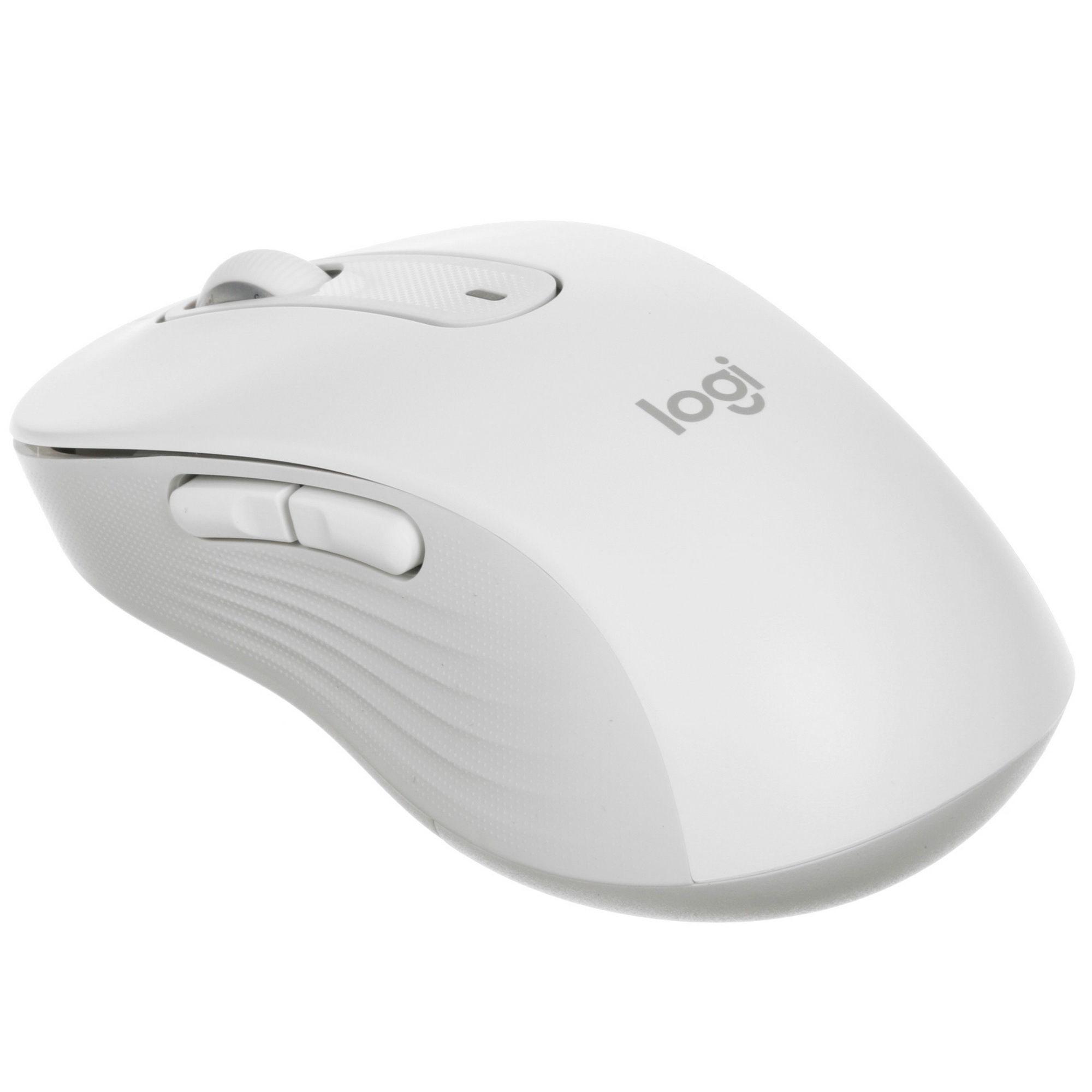 Мышь беспроводная Logitech Signature M650 L белый, 4000 dpi, радиоканал, Bluetooth, USB, кнопки - 5
