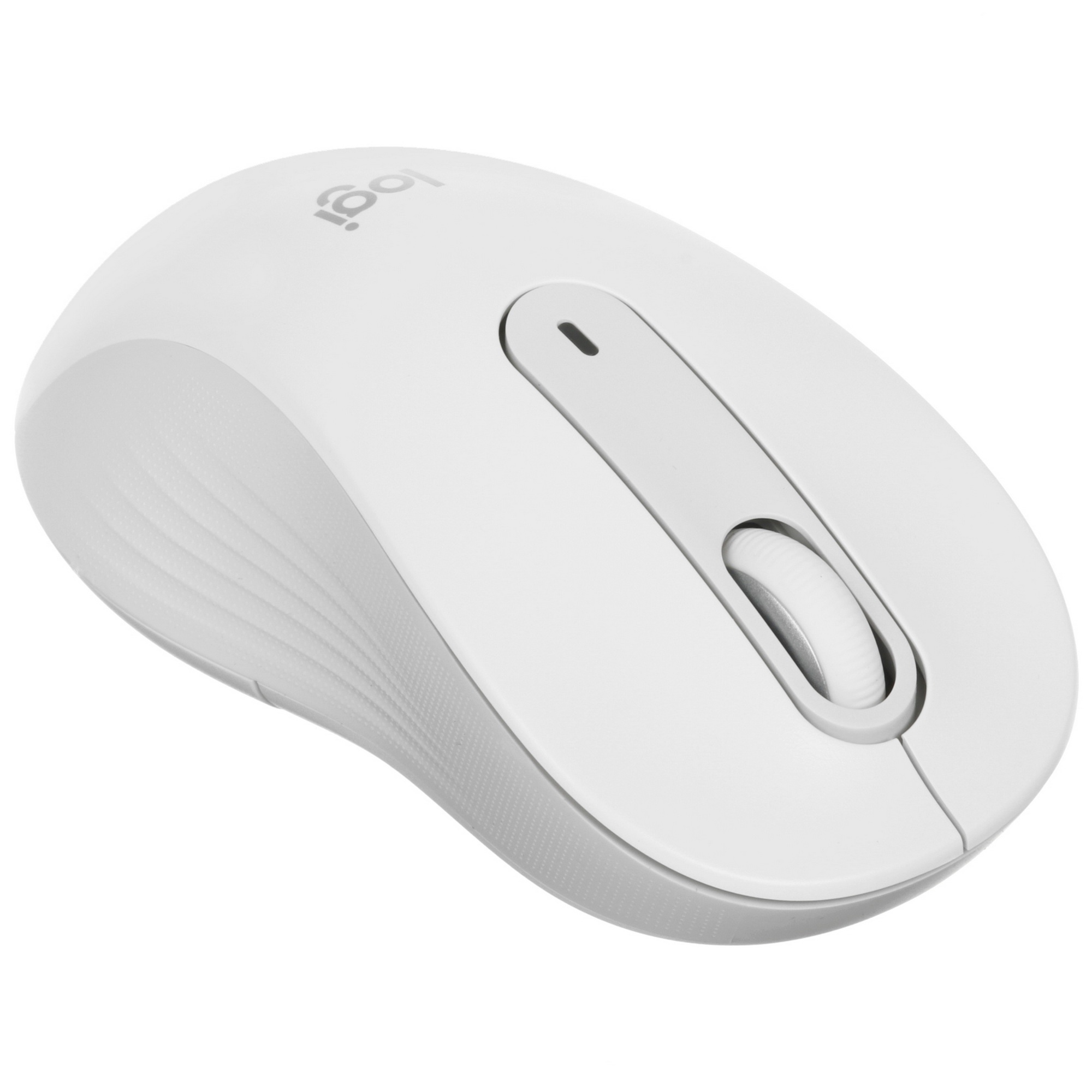 Мышь беспроводная Logitech Signature M650 L белый, 4000 dpi, радиоканал, Bluetooth, USB, кнопки - 5