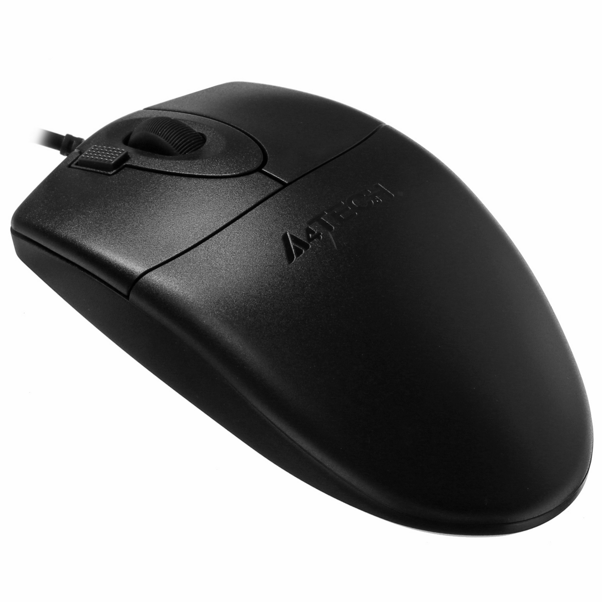 Мышь проводная A4Tech OP-620D черный, 1000 dpi, USB, кнопки - 4