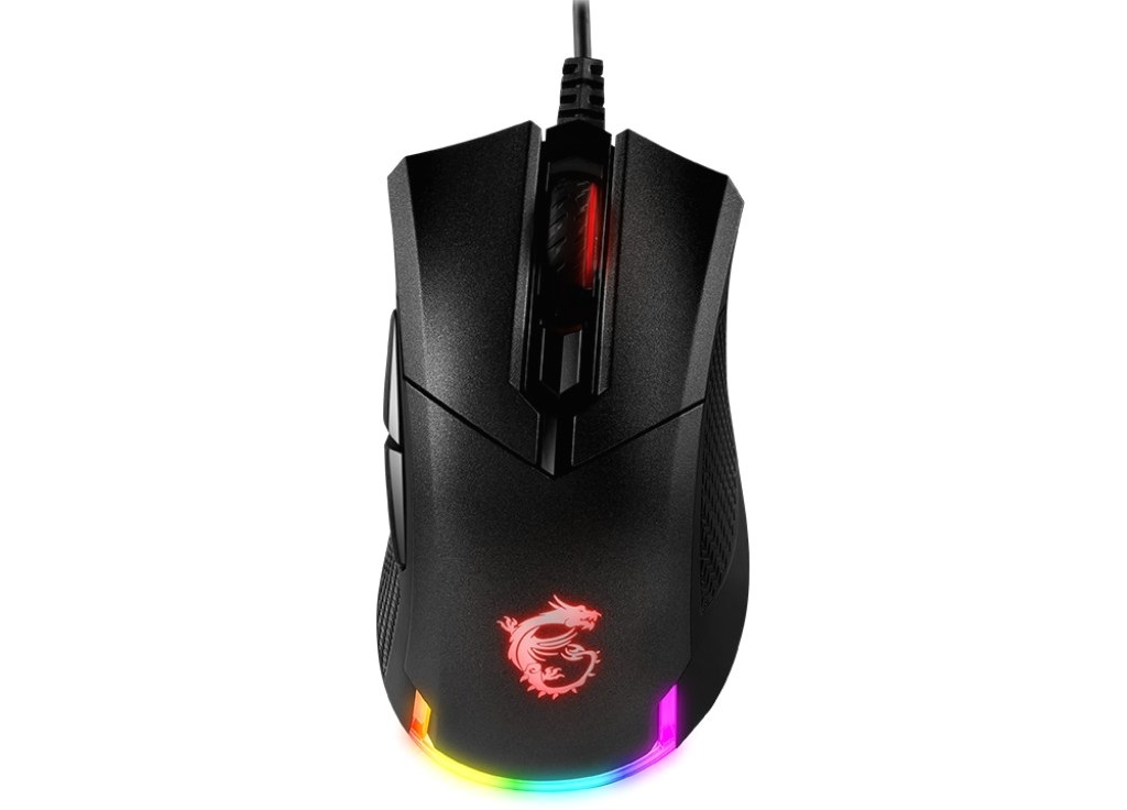 Мышь проводная MSI Clutch GM50 черный, 7200 dpi, USB, кнопки - 6