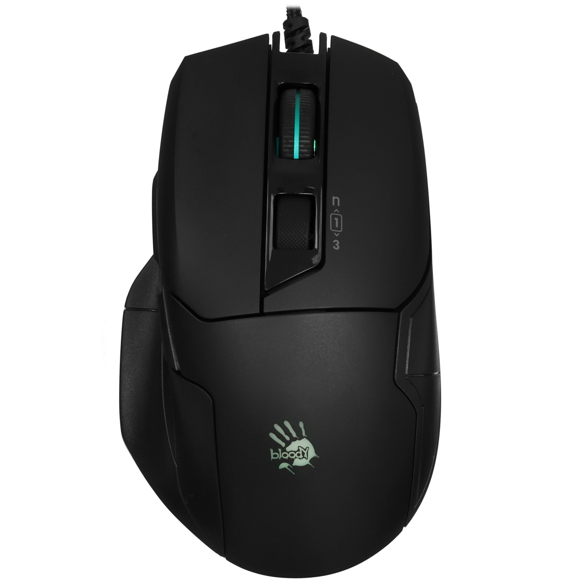 Мышь проводная A4Tech Bloody W70 Max черный, 10000 dpi, USB, кнопки - 9