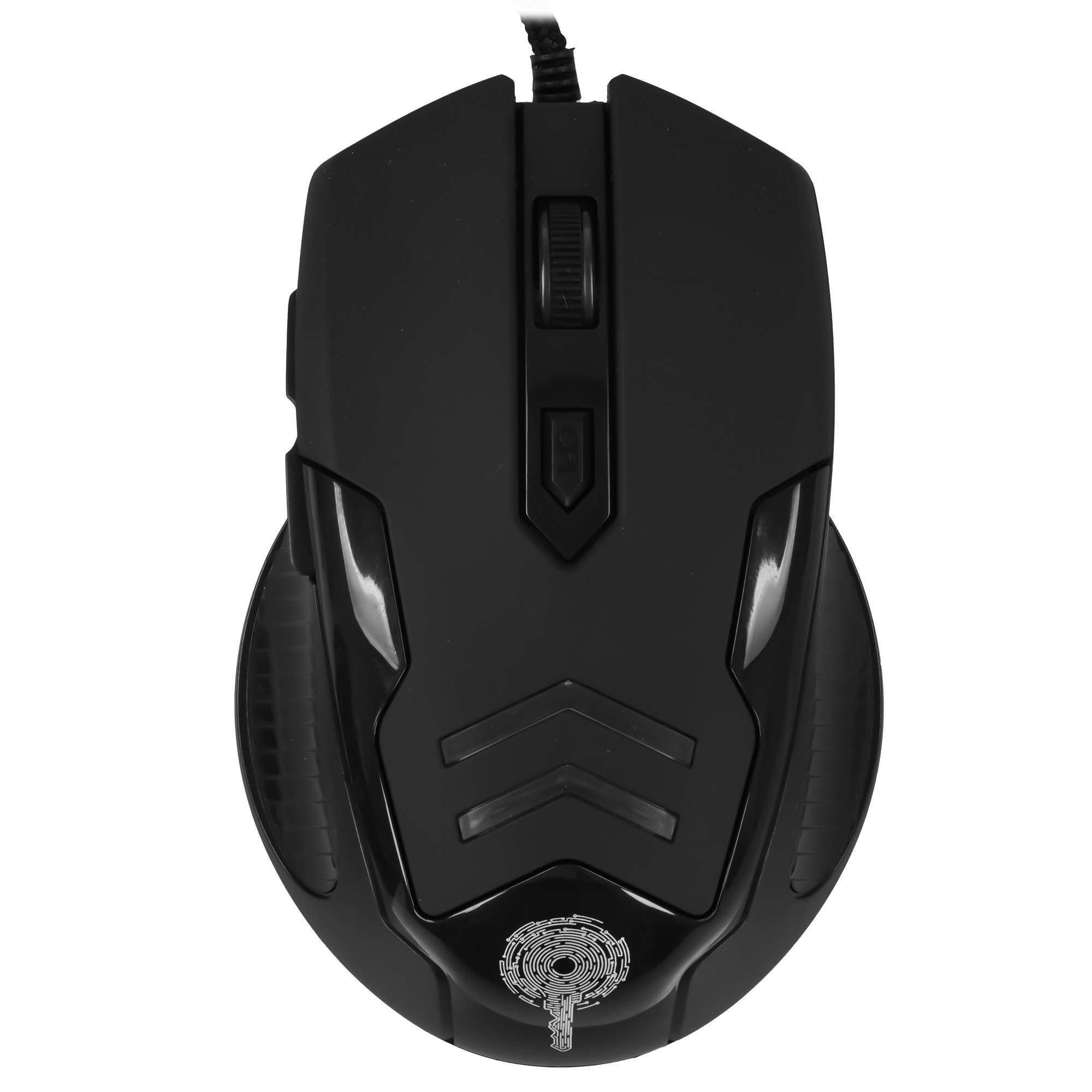 Мышь проводная Qumo Crypt M57 черный, 3200 dpi, USB, кнопки - 6