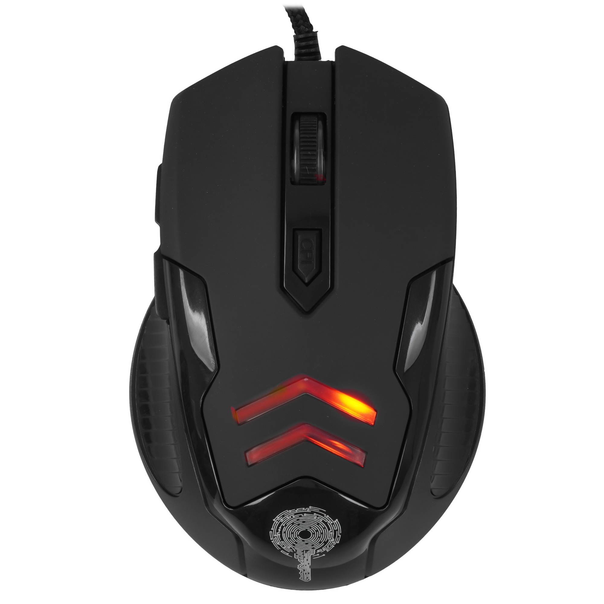 Мышь проводная Qumo Crypt M57 черный, 3200 dpi, USB, кнопки - 6