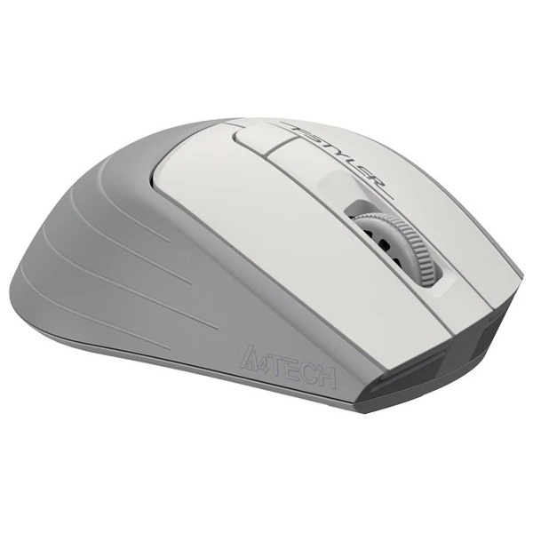 Мышь беспроводная A4Tech Fstyler FG30S белый/серый, 2000 dpi, радиоканал, USB, кнопки - 6