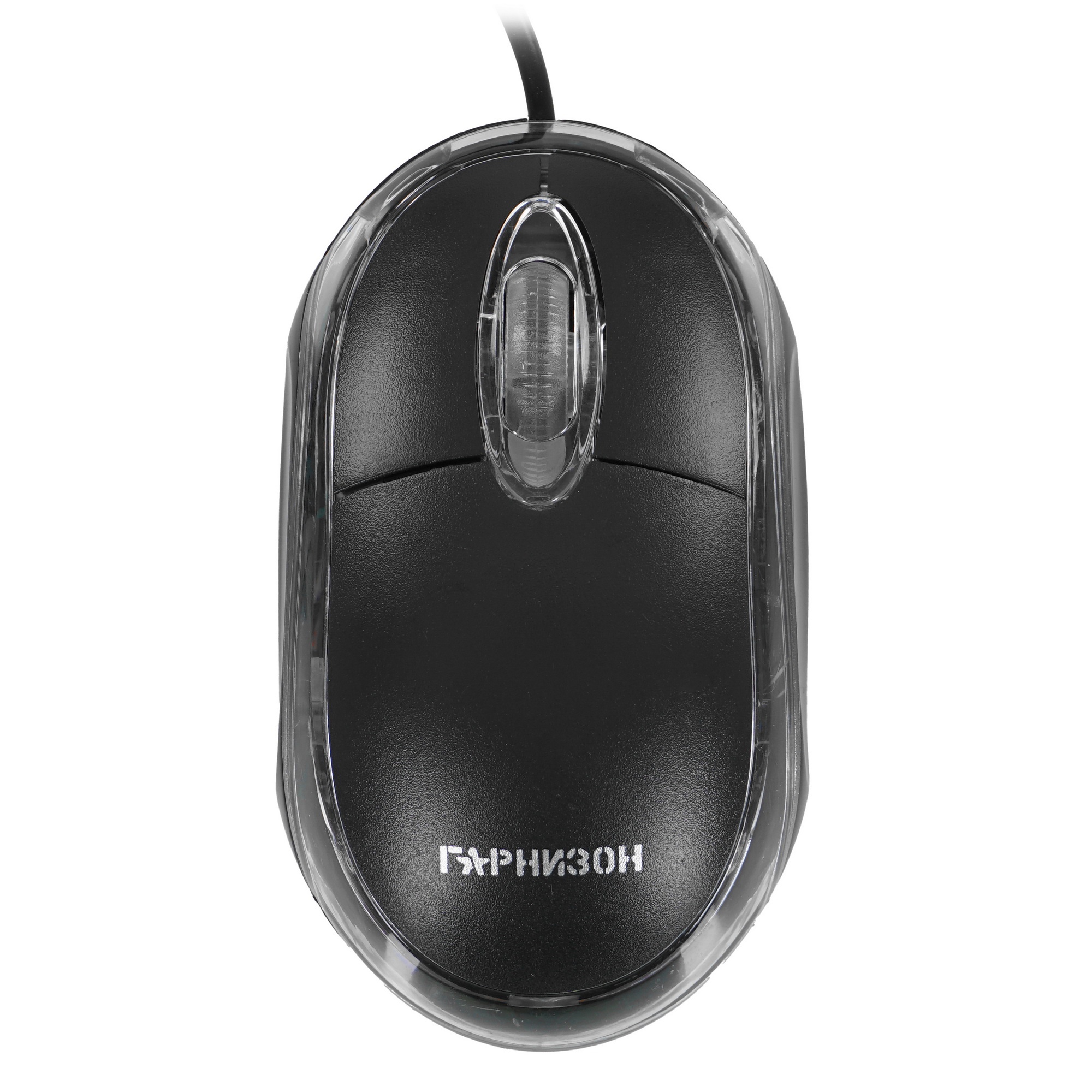 Мышь проводная Гарнизон GM-100 черный, 1000 dpi, USB, кнопки - 3