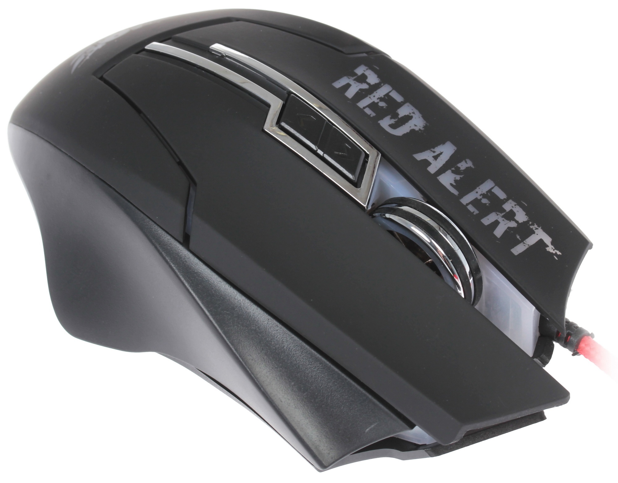 Мышь проводная Qumo Dragon War Red Alert черный, 2400 dpi, USB, кнопки - 7