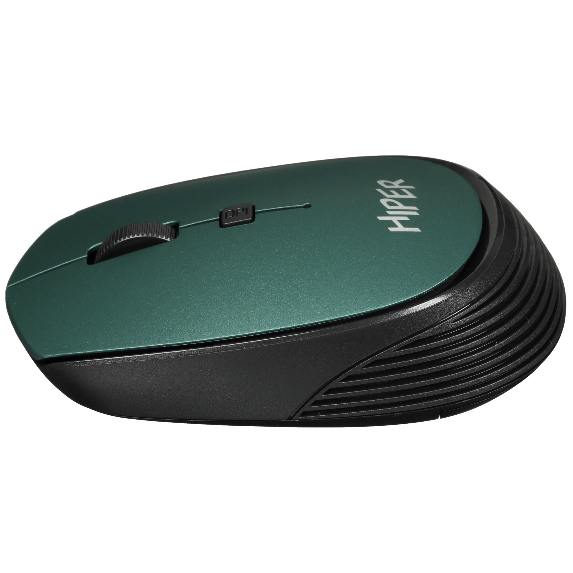 Мышь беспроводная HIPER HOMW-084 зеленый, 1600 dpi, радиоканал, USB, кнопки - 4