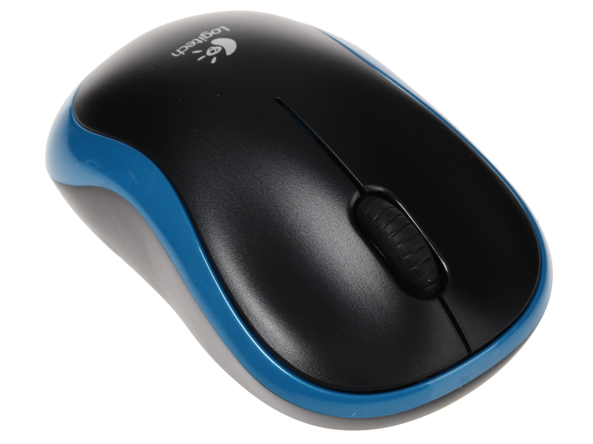 Мышь беспроводная Logitech M185 синий, 1000 dpi, радиоканал, USB, кнопки - 3