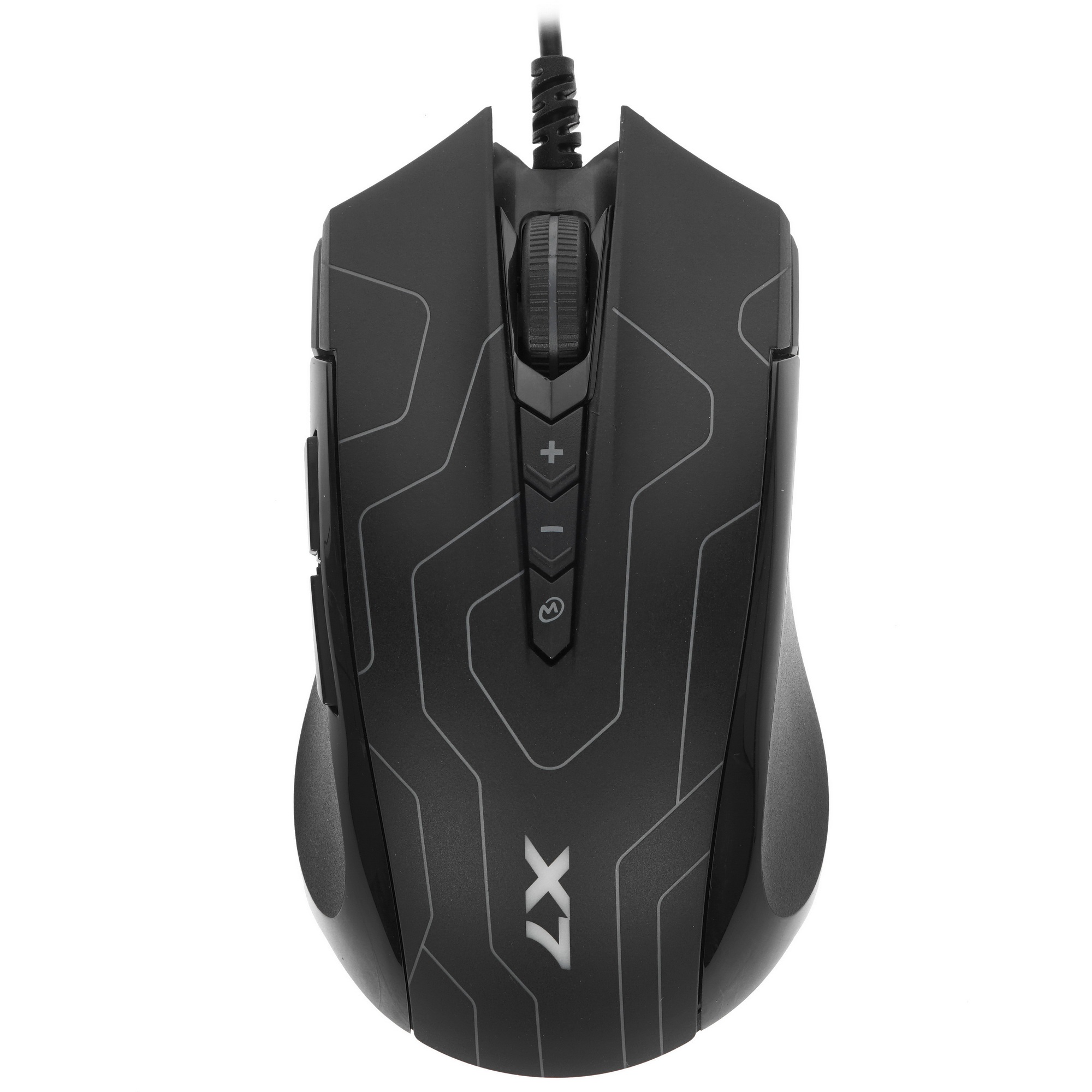 Мышь проводная A4Tech X89 Maze черный, 2400 dpi, USB, кнопки - 8