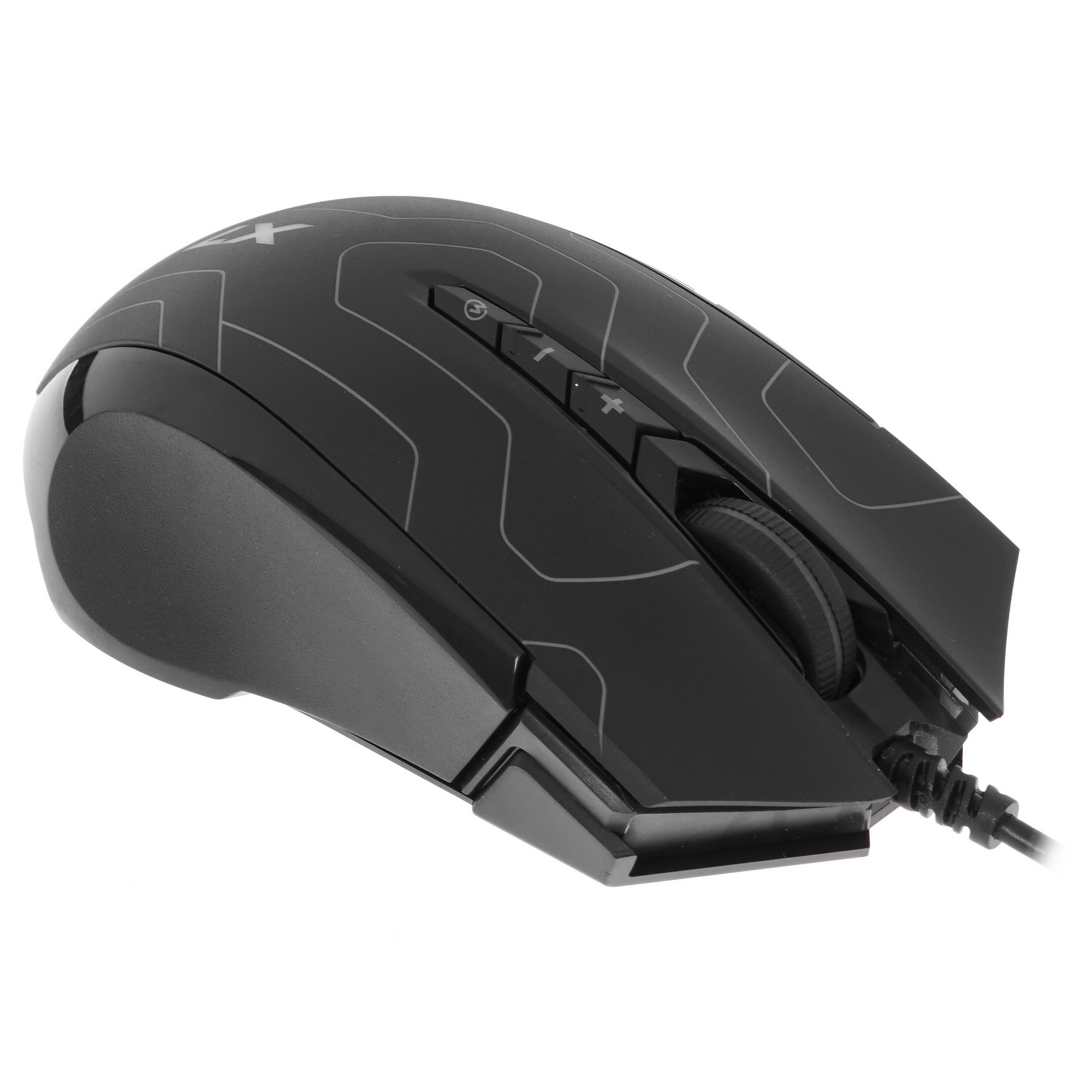 Мышь проводная A4Tech X89 Maze черный, 2400 dpi, USB, кнопки - 8
