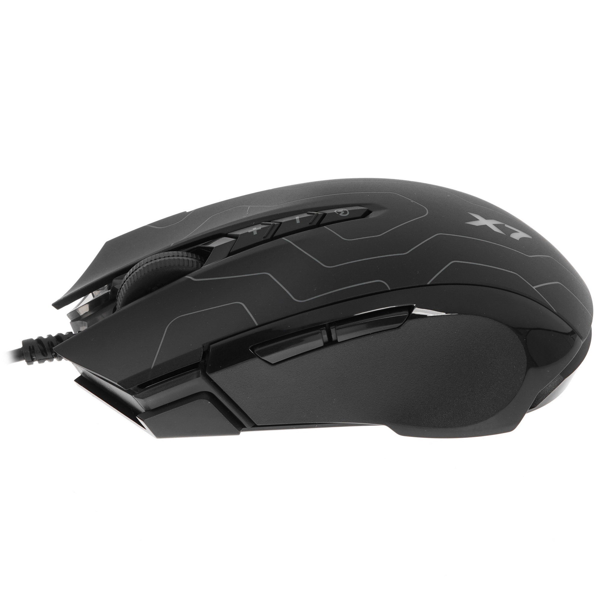 Мышь проводная A4Tech X89 Maze черный, 2400 dpi, USB, кнопки - 8
