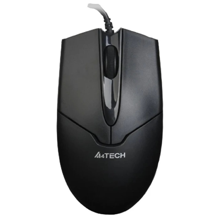 Мышь проводная A4Tech OP-550NU черный, 1000 dpi, USB, кнопки - 3