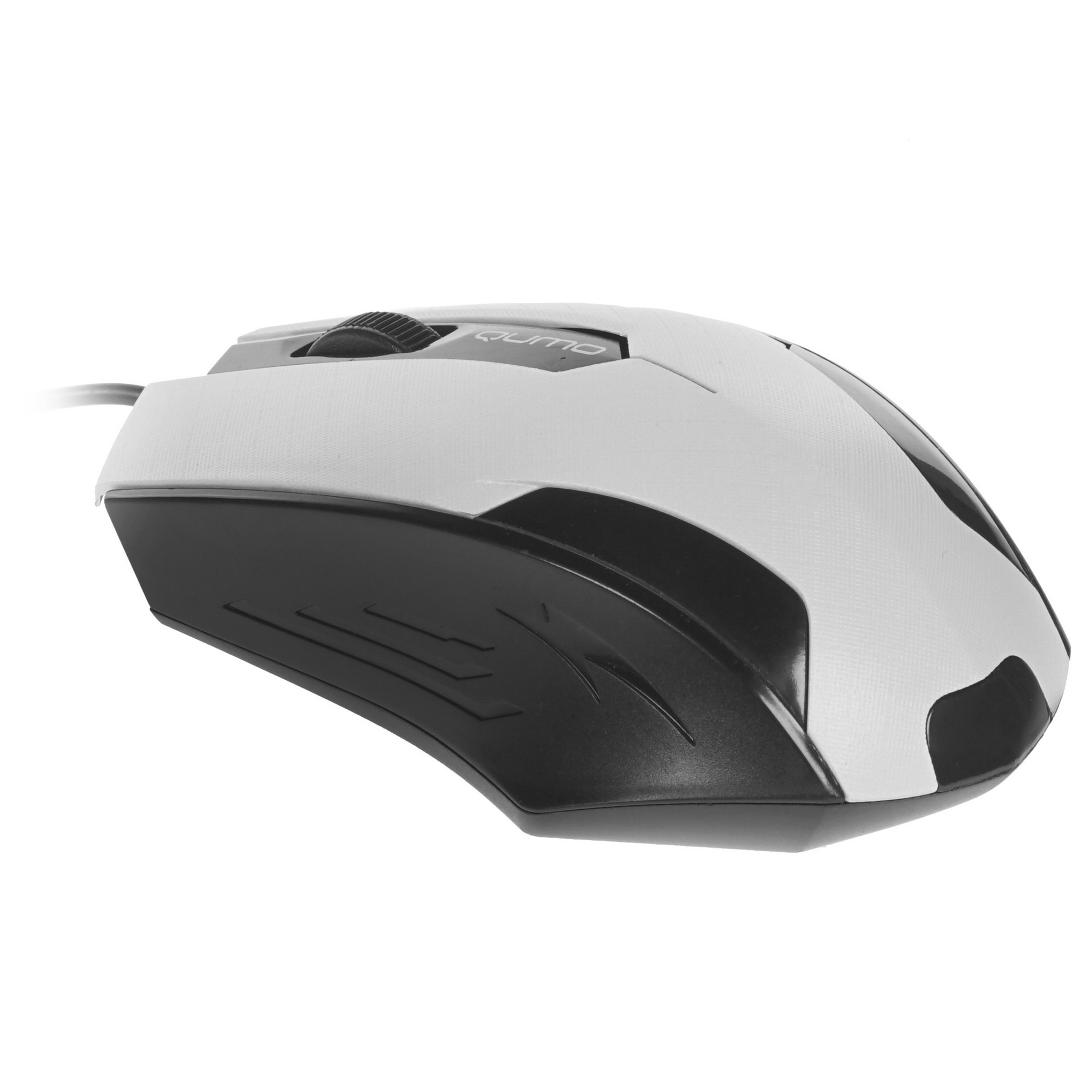 Мышь проводная Qumo Office M14 белый, 1000 dpi, USB, кнопки - 3