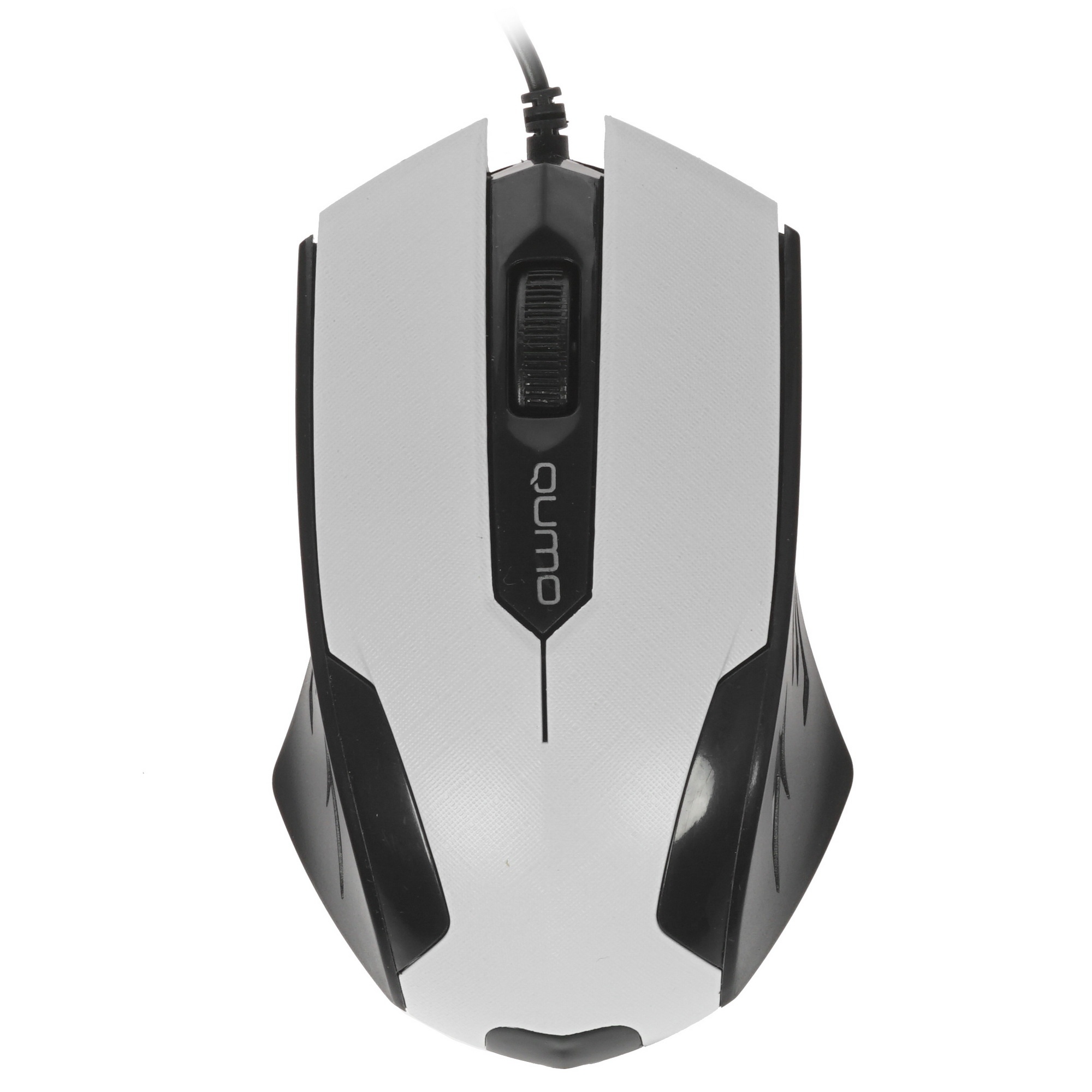 Мышь проводная Qumo Office M14 белый, 1000 dpi, USB, кнопки - 3