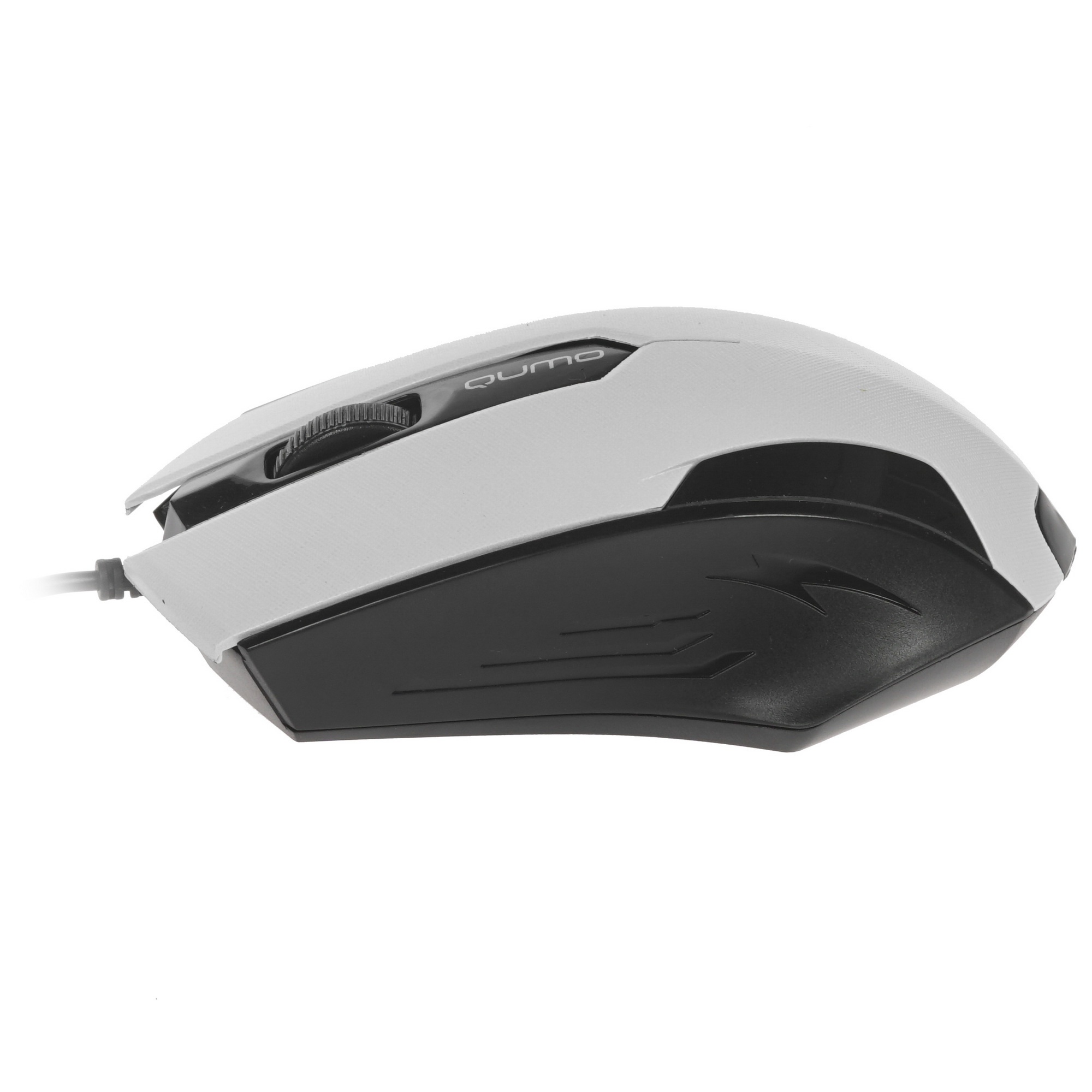 Мышь проводная Qumo Office M14 белый, 1000 dpi, USB, кнопки - 3