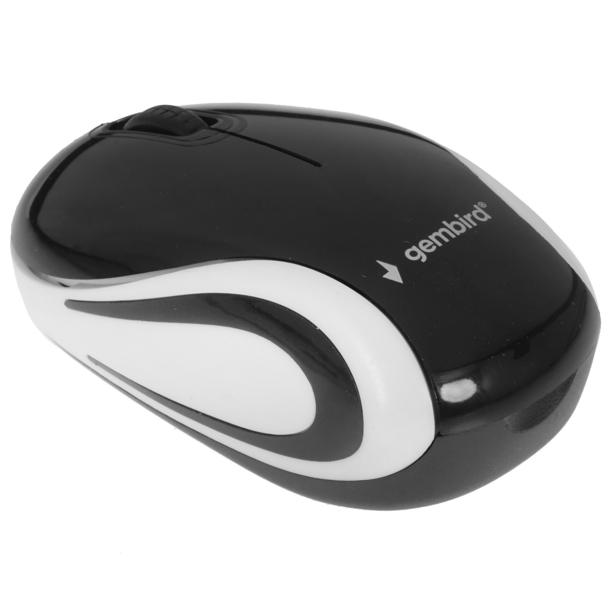 Мышь беспроводная Gembird MUSW-610 черный, 1200 dpi, радиоканал, USB, кнопки - 3