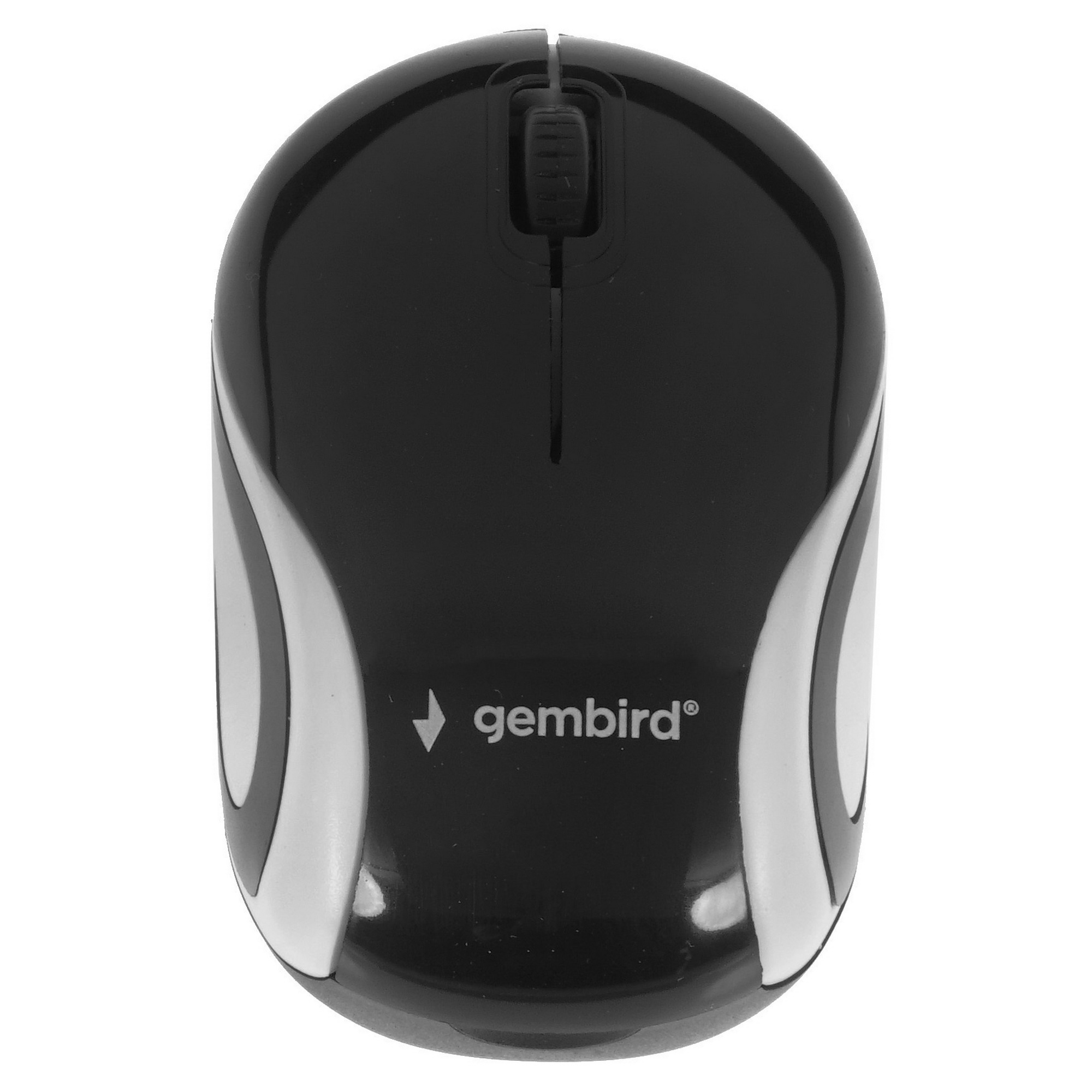 Мышь беспроводная Gembird MUSW-610 черный, 1200 dpi, радиоканал, USB, кнопки - 3