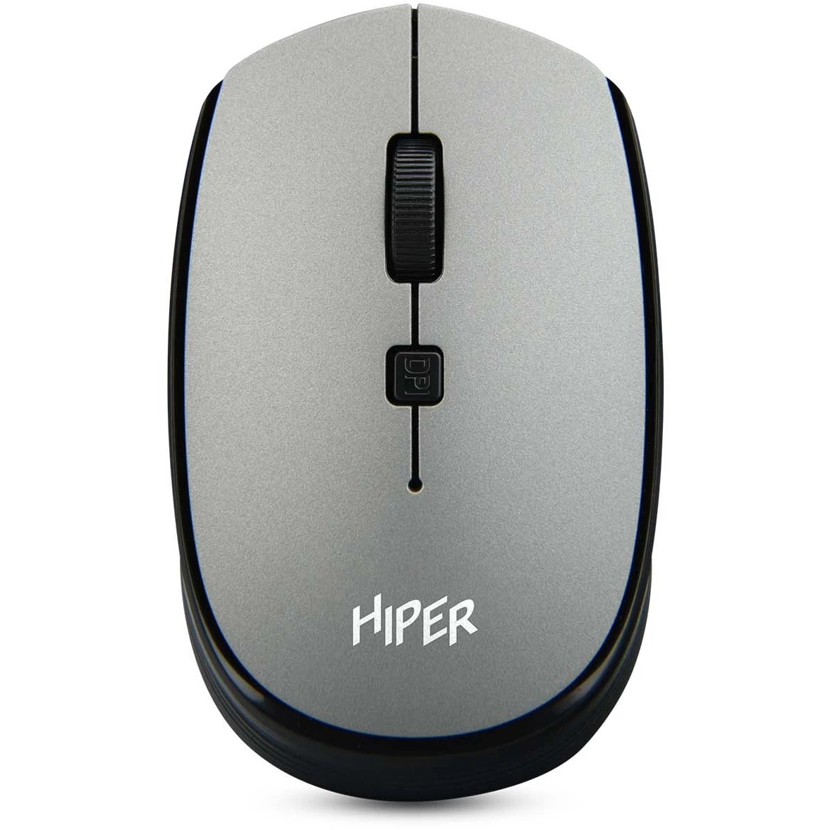 Мышь беспроводная HIPER HOMW-081 серый, 1600 dpi, радиоканал, USB, кнопки - 4
