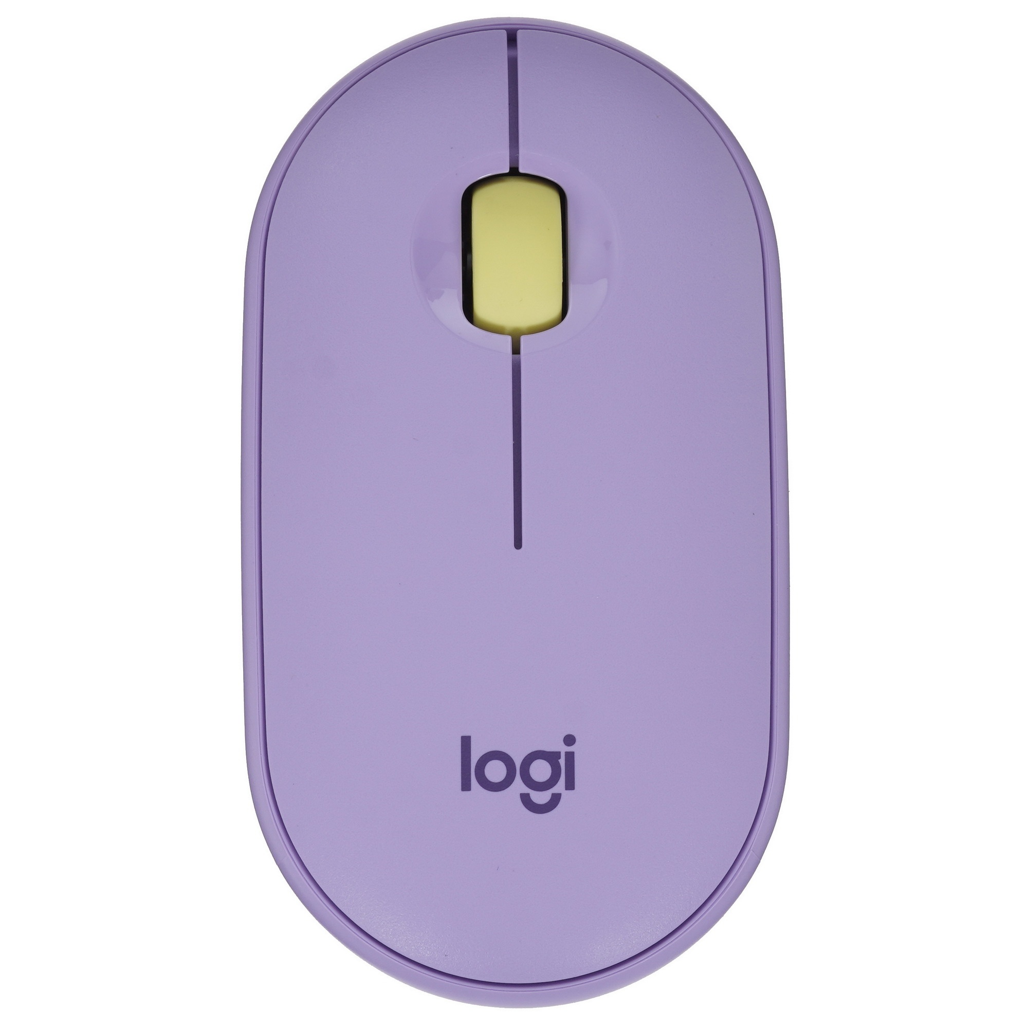 Мышь беспроводная Logitech Pebble M350 фиолетовый, 1000 dpi, радиоканал, Bluetooth, USB, кнопки - 3