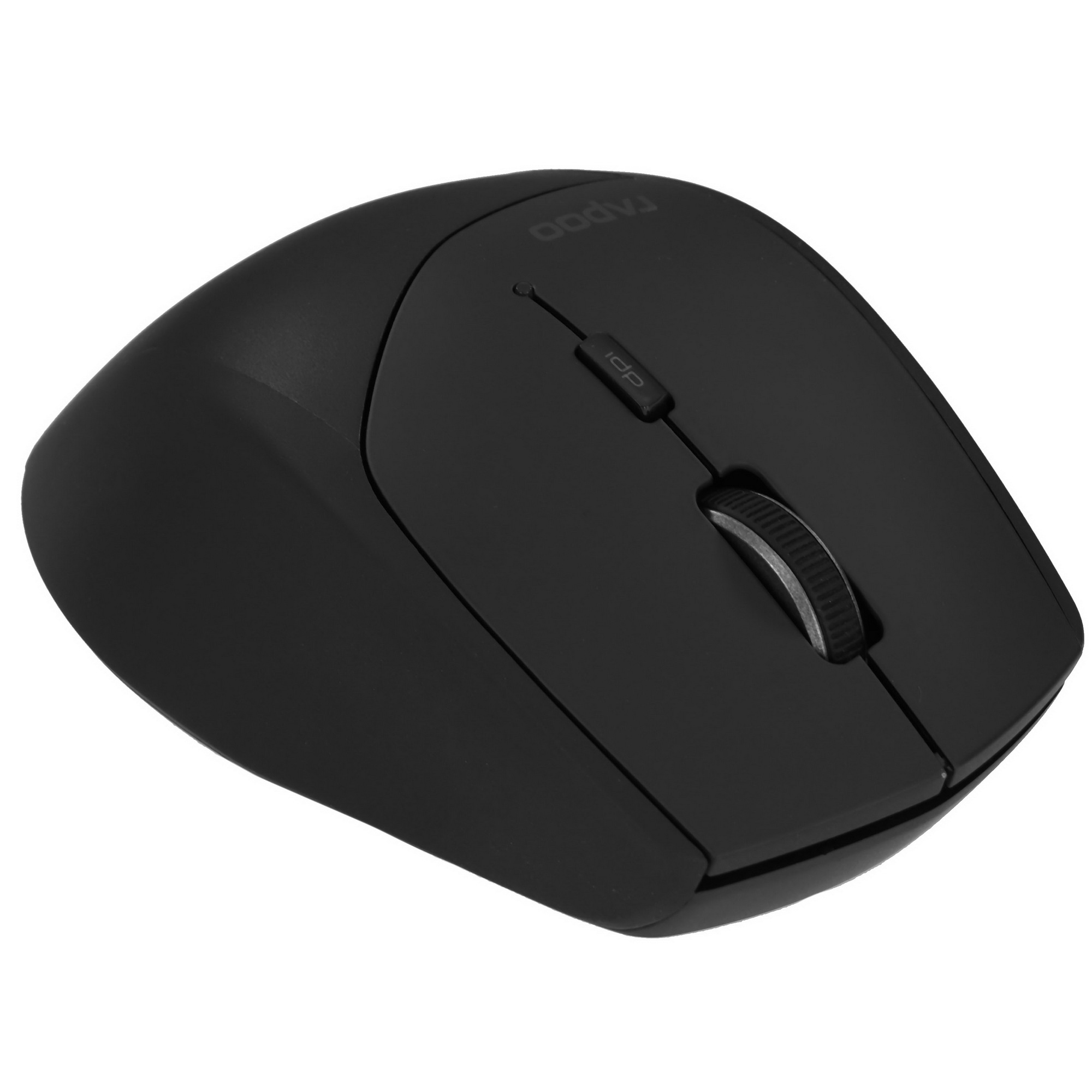 Мышь беспроводная Rapoo MT550 черный, 1600 dpi, радиоканал, Bluetooth, USB, кнопки - 6