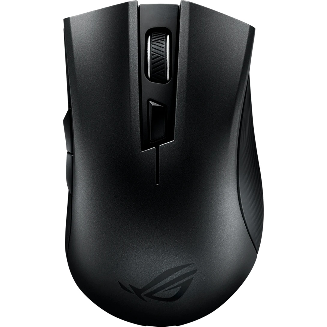 Мышь беспроводная ASUS ROG Strix Carry черный, 7200 dpi, радиоканал, Bluetooth, USB, кнопки - 6