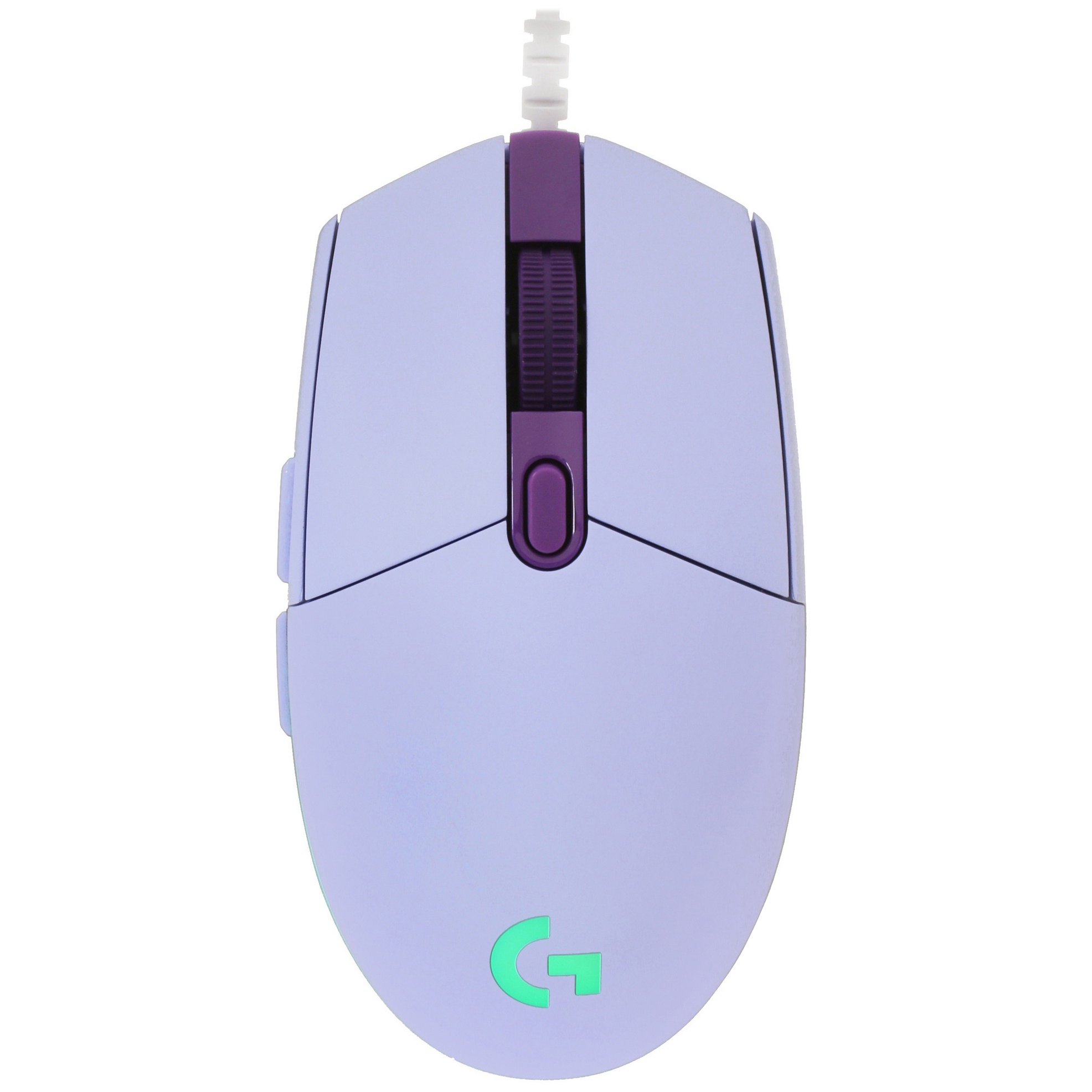Мышь проводная Logitech G102 LIGHTSYNC фиолетовый, 8000 dpi, USB, кнопки - 6