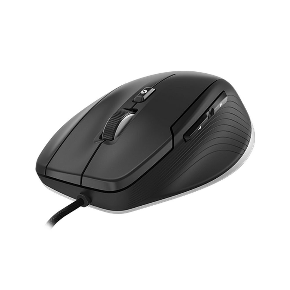 Мышь проводная 3DConnexion CadMouse Compact (3DX-700081) черный, 7200 dpi, USB Type-A, кнопки - 7