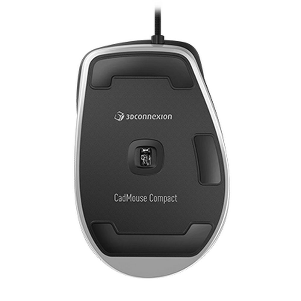 Мышь проводная 3DConnexion CadMouse Compact (3DX-700081) черный, 7200 dpi, USB Type-A, кнопки - 7