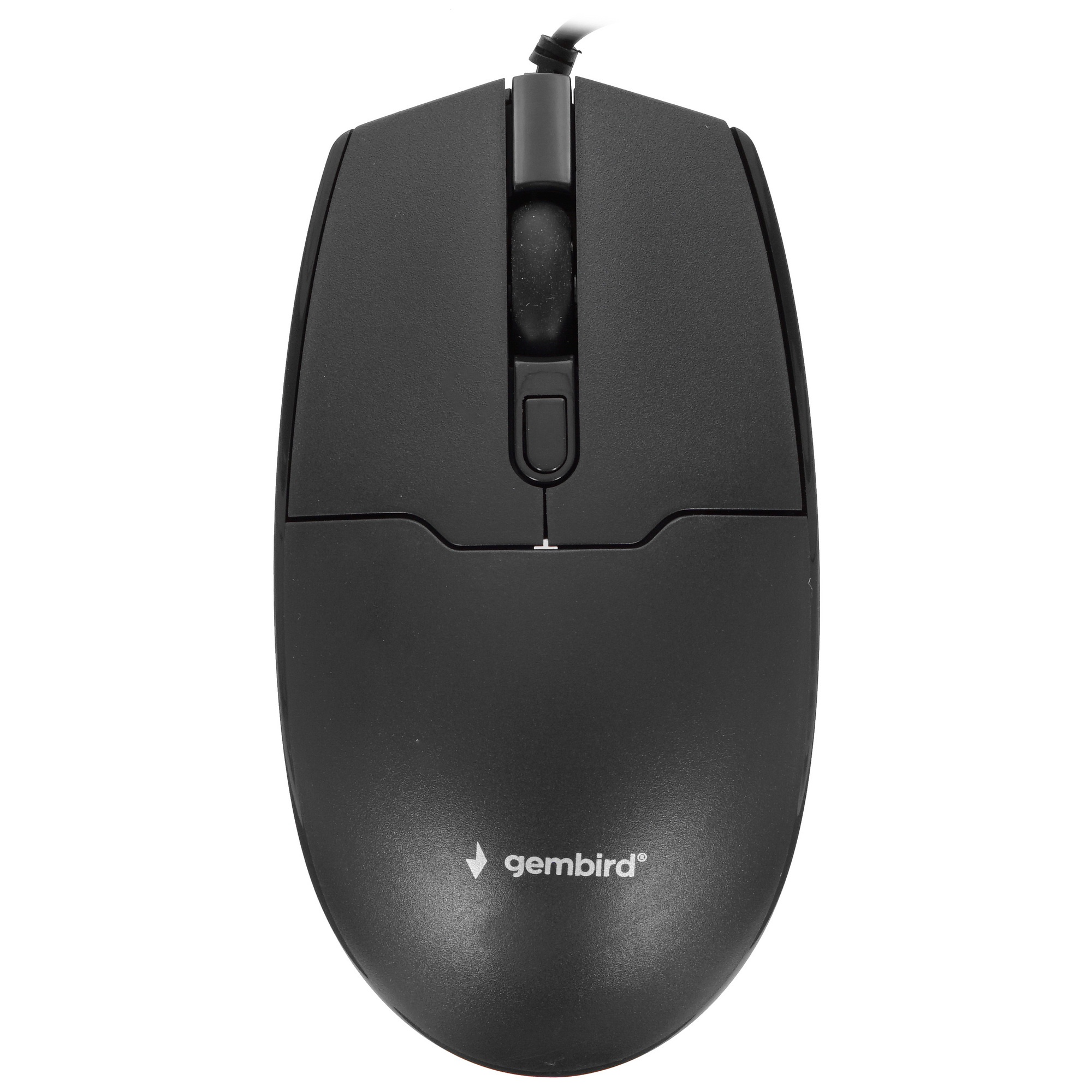 Мышь проводная Gembird MOP-430 черный, 1600 dpi, USB, кнопки - 4