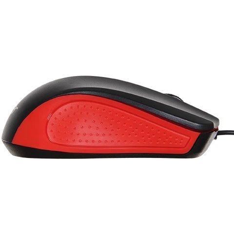 Мышь проводная Acer OMW012 черный/красный, 1200 dpi, USB, кнопки - 3