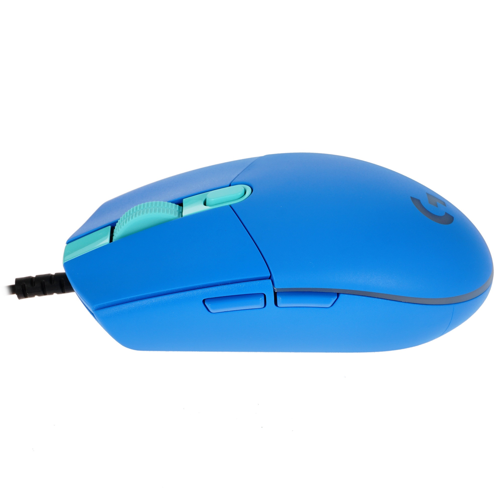 Мышь проводная Logitech G102 LIGHTSYNC синий, 8000 dpi, USB, кнопки - 6