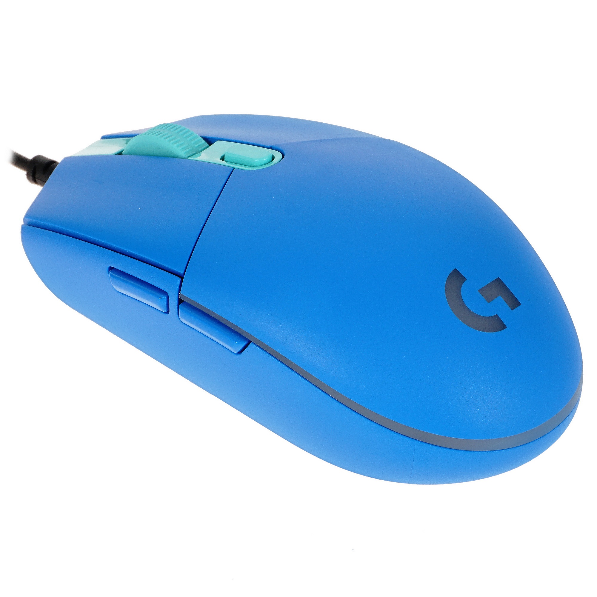 Мышь проводная Logitech G102 LIGHTSYNC синий, 8000 dpi, USB, кнопки - 6