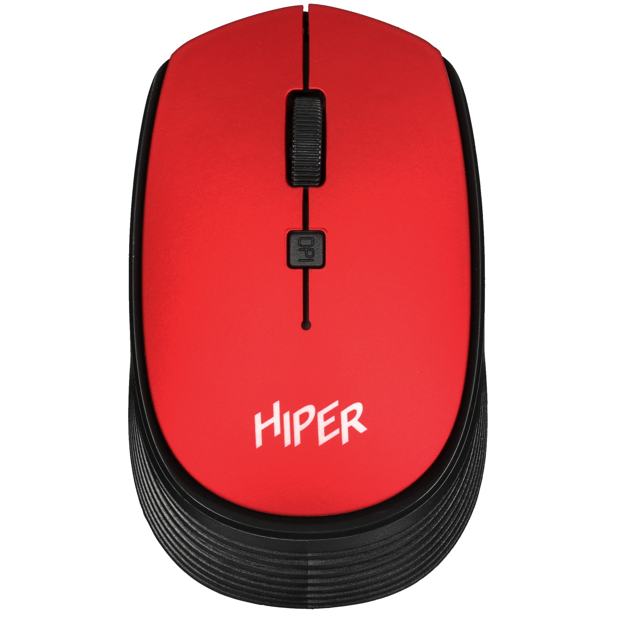 Мышь беспроводная HIPER HOMW-082 красный, 1600 dpi, радиоканал, USB, кнопки - 4
