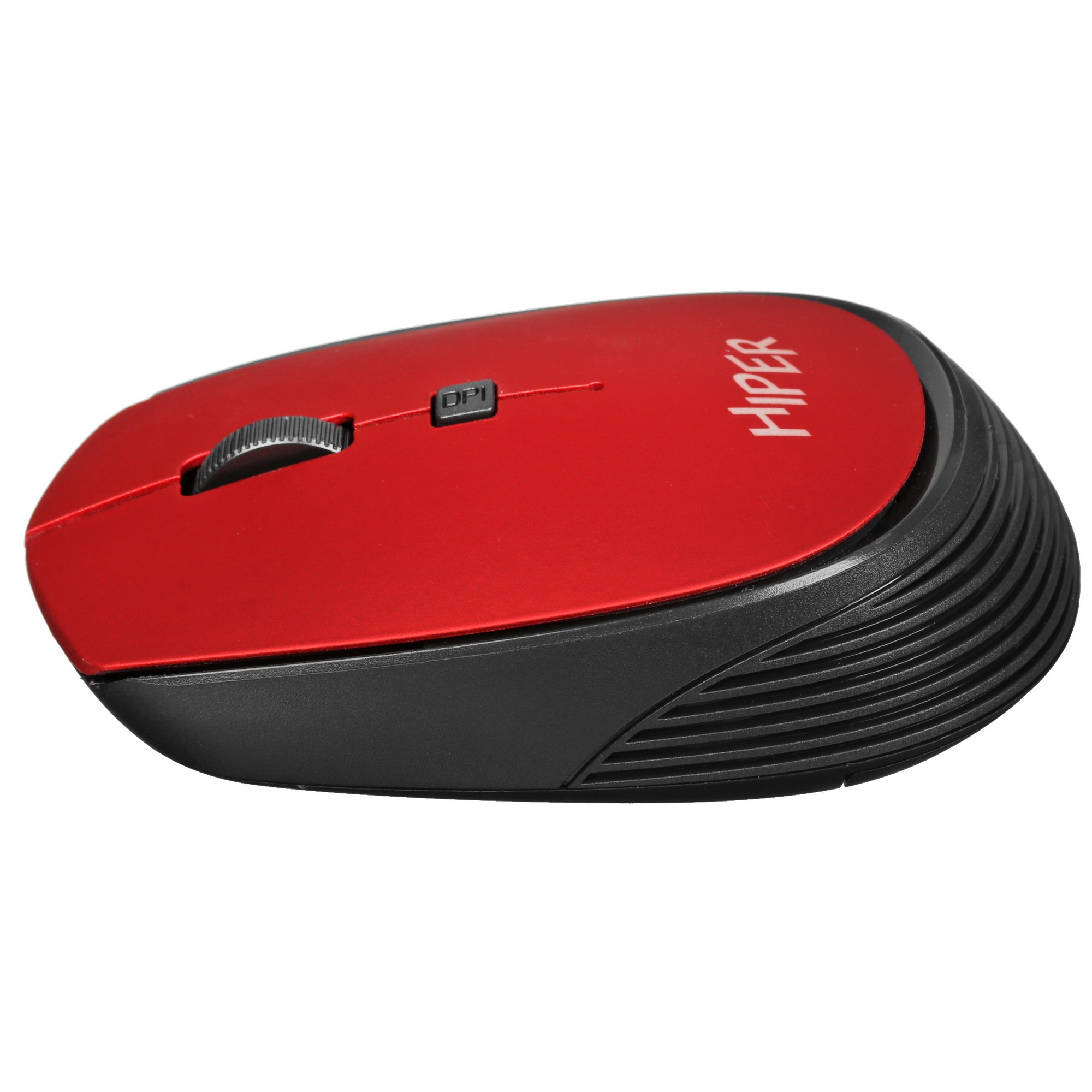 Мышь беспроводная HIPER HOMW-082 красный, 1600 dpi, радиоканал, USB, кнопки - 4